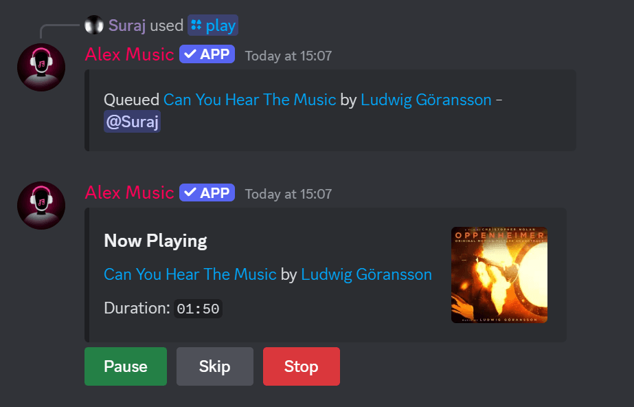 Alex Music Bot